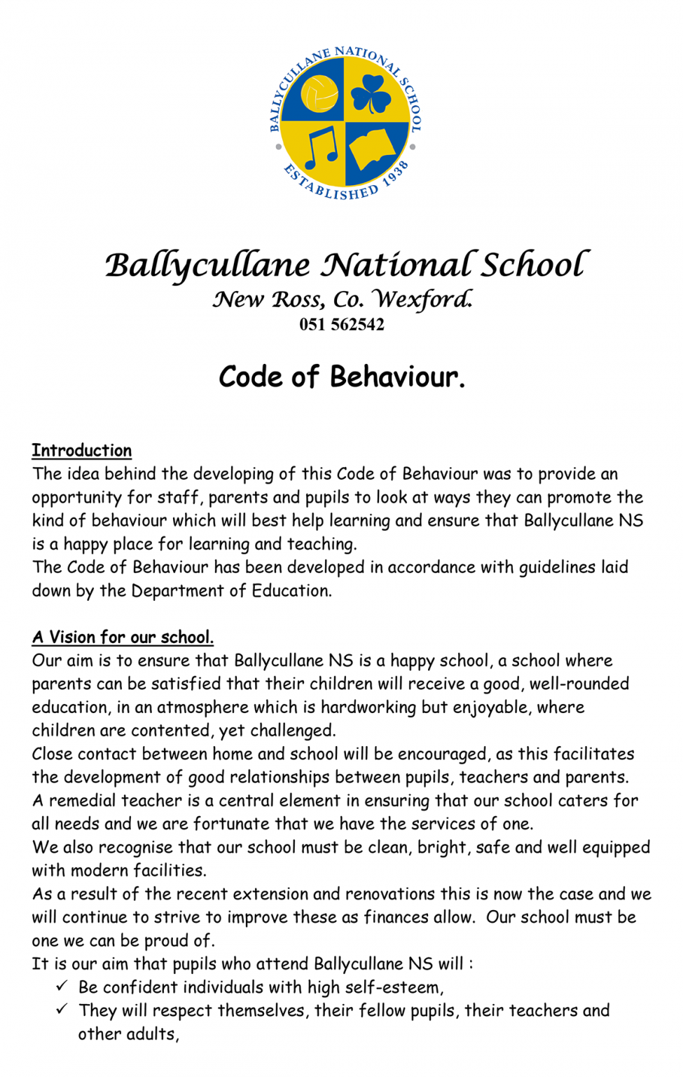 code-of-behaviour